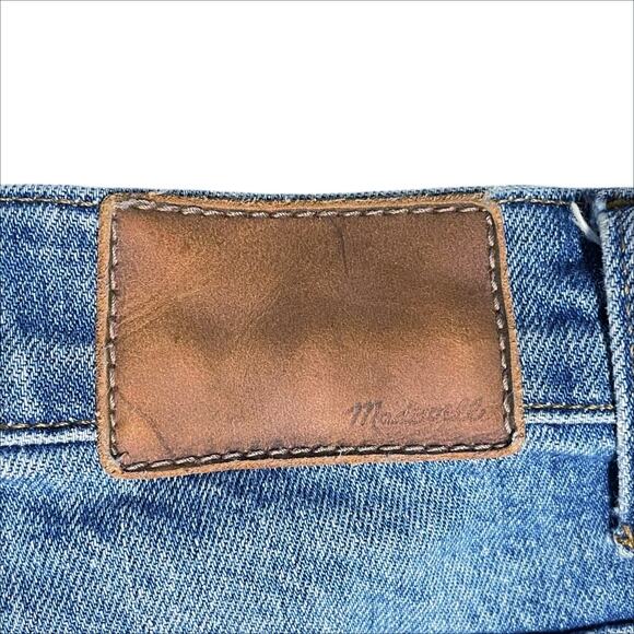 MADEWELL Wide-Leg Crop Jeans Gusset Edition in Jerry Two-Tone Wash Size 26 - Picture 6 of 10